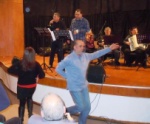 A Greek Cypriot guest dances to the Cypriot tunes